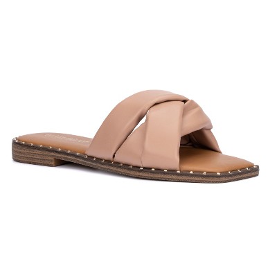 Olivia Miller Women's Selysette Criss-Cross Sandal