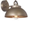 Robert Stevenson Lighting Easton Modern Farmhouse Metal Shade and Exposed Bulb Wall Mounted Outdoor Light - 3 of 4