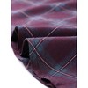 Allegra K Women's Plaid Grid Peter Pan Collar Contrast A-line Dresses - 4 of 4