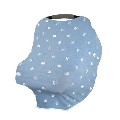 aden + anais Comfort Knit Multi Use Cover - Blue Moon