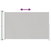 vidaXL Patio Retractable Side Awning 70.9 in.x118.1 in. Cream - 3 of 4