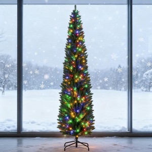 Bella Depot 8' Artificial Pencil Christmas Trees - 1 of 4
