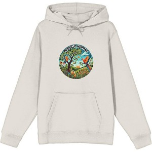Orgullo Hispano Parrot Mosaic Adult Long Sleeve Hoodie - 1 of 2