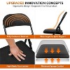 SUGIFT 4 Pack Black Padded Metal Folding Chair for Outdoor Indoor - 4 of 4