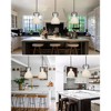 CityFurn 1-Light Industrial Bowl Metal Pendant Light for Kitchen Island - 3 of 4