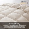 Peace Nest Heavyweight Extra Warmth White Goose Feather Down Fiber Duvet Comforter Insert - 4 of 4