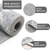 Washable Area Rugs Rug for Living Room Bedroom Farmhouse, Geometric Neutral Rug Low Pile Non-Slip Soft Stain-Resistant Carpet - 3 of 4