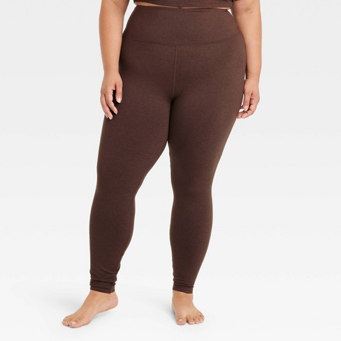 Women's Allover Cozy Ultra High-rise Leggings - All In Motion™ Espresso 1x  : Target