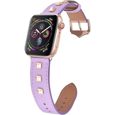 Uonevic Leather Watchband for Apple Watch Band Series 8/7/6/5/4/3/2/1 40mm  44mm Sport Bracelet 45mm 41mm 42 Mm 38 Mm 49mm LV Strap for Apple Watch Band