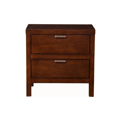 Alpine Furniture Nightstand Carmel, Cappuccino