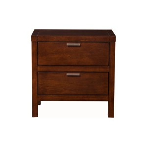 Alpine Furniture Nightstand Carmel, Cappuccino - 1 of 4