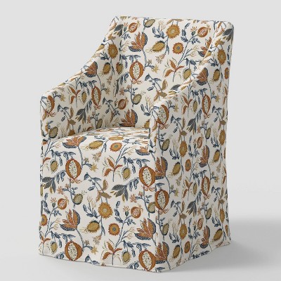 Replacement Slipcover Only for Sloped Arm Dining Chair in Magdalena Floral Snowfall - Threshold™