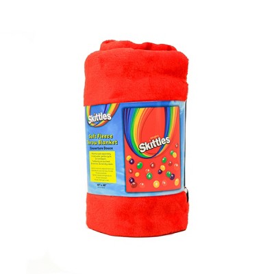 SKITTLES Throw Fleece Blanket Super Comfy & Cozy  60"x48" 60"x48"