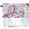 Sweet Jojo Designs Girl Window Valance Treatment 54in. Peony Floral Garden Purple Ivory and Green - image 4 of 4