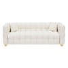 NicBex Modern 3-Seat Futon Sofa Couch with Pillows & Gold Feet,Waterproof Upholstered Lounge Settee Sofa for Living Room,Bedroom - 4 of 4