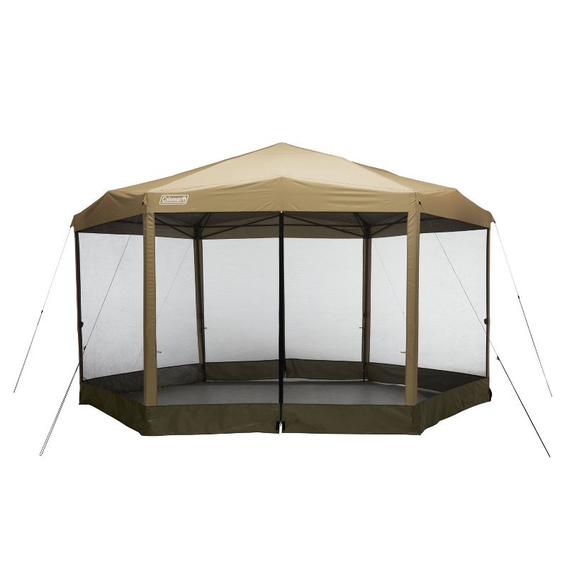 Coleman Back Home 15&#39;x13&#39; Screened Shelter - Tan, 1 of 12