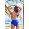 AI'MAGE Women's High Waisted Bikini Set 2025 Tummy Control Swimsuits Two Piece Swim Suit Color Block Bathing Suits - 2 of 3