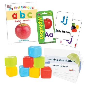 Kaplan Early Learning - Learning About Letters Learning Kit  - Bilingual