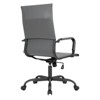 LeisureMod Harris Ergonomic High-Back Office Chair – Leather Upholstery, Adjustable Swivel, Tilt, and Black Iron Frame for Office & Conference Use - 4 of 4