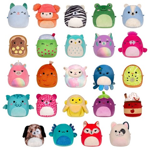 Детские мягкие игрушки Squishmallows 2.5" MicroMallows Blinds Stuffed Animal: Plush Kids Toy, Polyester, Animal Design Varies