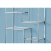 TOAOTBNBO 9 Tempered Glass Bookcase with Storage Cabinet, Home Office Industrial Tall Bookshelves Modern Bookcase with Metal Legs - 4 of 4