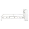 YOOCOZZ Twin Size Wood Platform Bed with LED Light, Storage Headboard, and Guardrail - 4 of 4