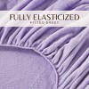 Solid Velvet Plush Fleece Sheet Set - Great Bay Home - 4 of 4