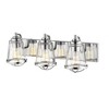 Mariner 3-Bulb Nautical Style Bathroom Fixture - Dimmable Brushed Nickel, 24" Wide - 4 of 4
