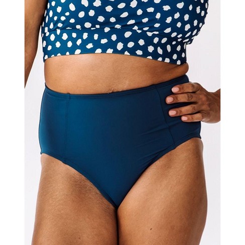 Lime Ricki Indigo Dot/Indigo Reversible Ultra High-Waist Bottom - Indigo  Dot L