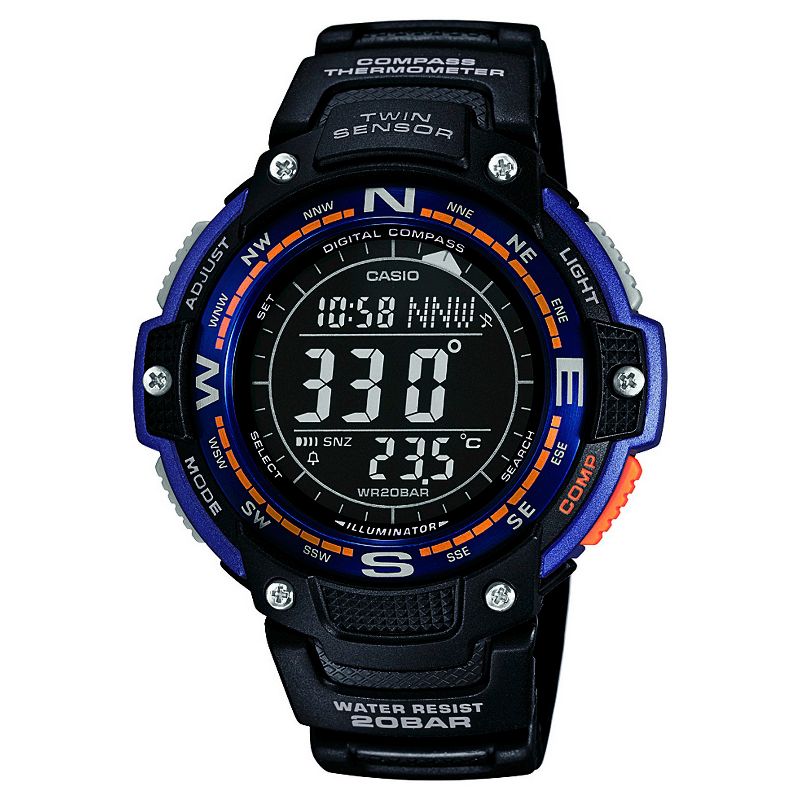 Men&#39;s Casio Twin Sensor Compass Watch - Black, 1 of 6