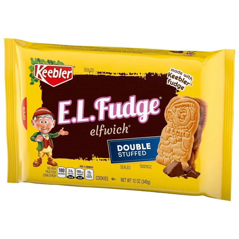 Keebler E.L. Fudge Double Stuffed Cookies - 12oz, 3 of 7