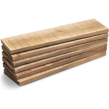 Juvale 24 Pack Unfinished Wooden Planks For Crafts, Wood Boards