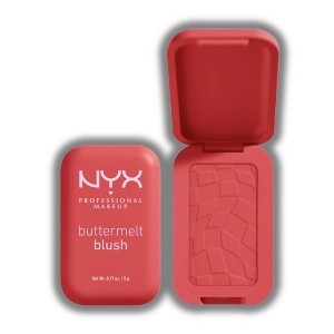 NYX Professional Buttermelt Blush - BMBL09 Feeling Butta Shimmering Terracotta - 0.17 oz (PACK OF 2) SET - 1 of 2