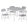 Folding Children's Table and Chair Set - Portable Kids Study Table and Chair, Folding Kids Chair, Children's Desk and Chair, Folding Study Table - 4 of 4