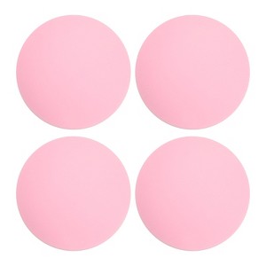 Unique Bargains PVC Self-Adhesive Sound Insulation Shock Absorption Door Stops 4 Pcs - 1 of 4