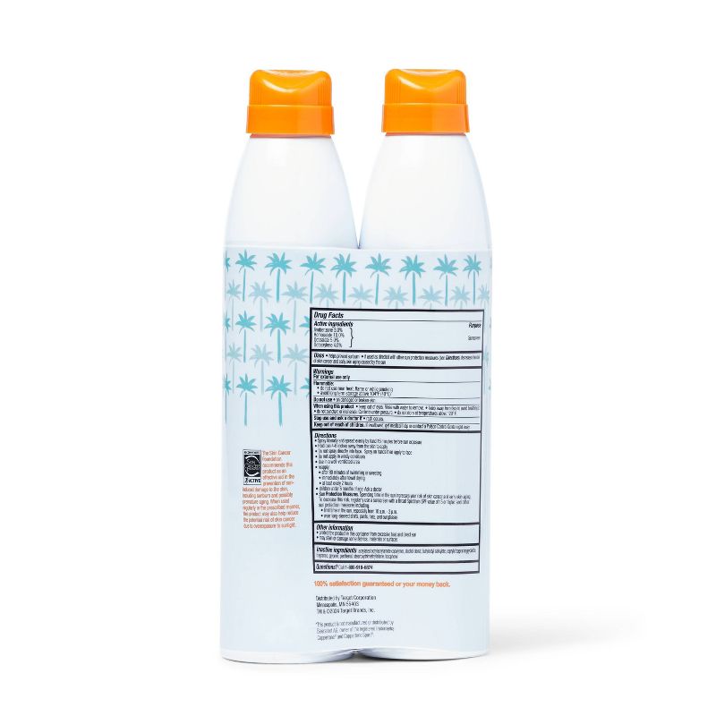 Sport Sunscreen Spray - SPF50 - 14.6oz/2pk - up &#38; up&#8482;, 2 of 4