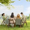 PexFix Metal Freestanding Privacy Screen Garden Fence For Deck Patio Balcony Outdoor Privacy Panel Streets Pattern - 4 of 4