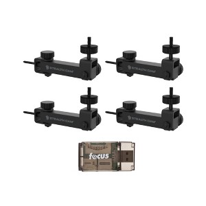 Stealth Cam Eco Mount Rugged Steel Tube (Black, 4-Pack) and Card Reader Bundle - 1 of 4