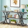 Tribesigns 70.8 Inch Console Table, Long Sofa Table Entry Table with 3 Tier Storage Shelves for Entryway Hallway Living Room - 2 of 4