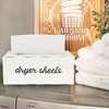 AuldHome Design Farmhouse Dryer Sheet Dispenser; Countertop Enamelware Fabric Softener Sheet Holder for Laundry Room - 2 of 4