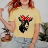 Simply Sage Market Women's Goat and Bandana Short Sleeve Garment Dyed Tee - 2 of 4