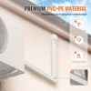 VEVOR Mini Split Line Set Cover 3-inch W 10Ft L, PVC Decorative Pipe Line Cover For Air Conditioner with 5 Straight Ducts & Full Components, White - 3 of 4