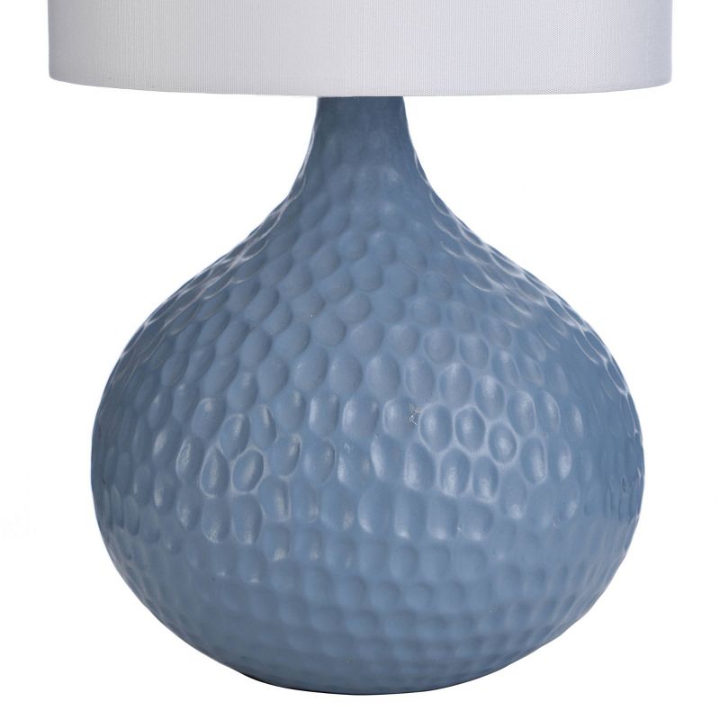 Ceramic Table Lamp Blue Finish - StyleCraft, 4 of 8