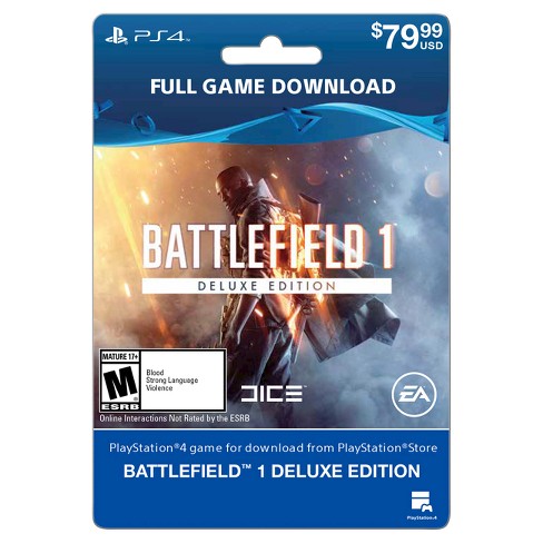 Battlefield 1 Deluxe Edition Playstation 4 Digital - 