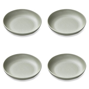 TAG Green Brooklyn Melamine Plastic Dinning Butter/Bread Plate Dishwasher Safe Indoor/Outdoor 9.5x9.5 inch Set 4 - 1 of 3