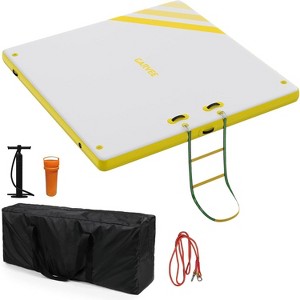 Garvee Inflatable Floating Dock Air Dock Platform, Capacity - Heavy-Duty PVC Raft for Pool/Lake - 1 of 4