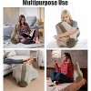 Hachikiko  Portable Reading Pillow for Adults - Multi-Support, Comfortable Sitting, Fits 2-3 People, Brown (28*26*25 IN) - 4 of 4