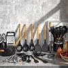 Itopfox 34-Piece Silicone Kitchen Utensil Set with Holder, Heat-Resistant Cooking Tools for Nonstick Cookware, Black Wooden Handles Gadgets - 2 of 4