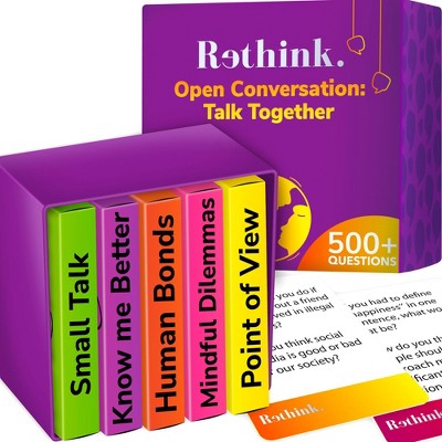 QUOKKA Rethink!: Conversations Starters - Card Games - Kids | Family | Couples