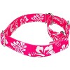 Country Brook Petz - Pink Hawaiian Martingale Dog Collar (1 Inch, Extra Large) - 4 of 4
